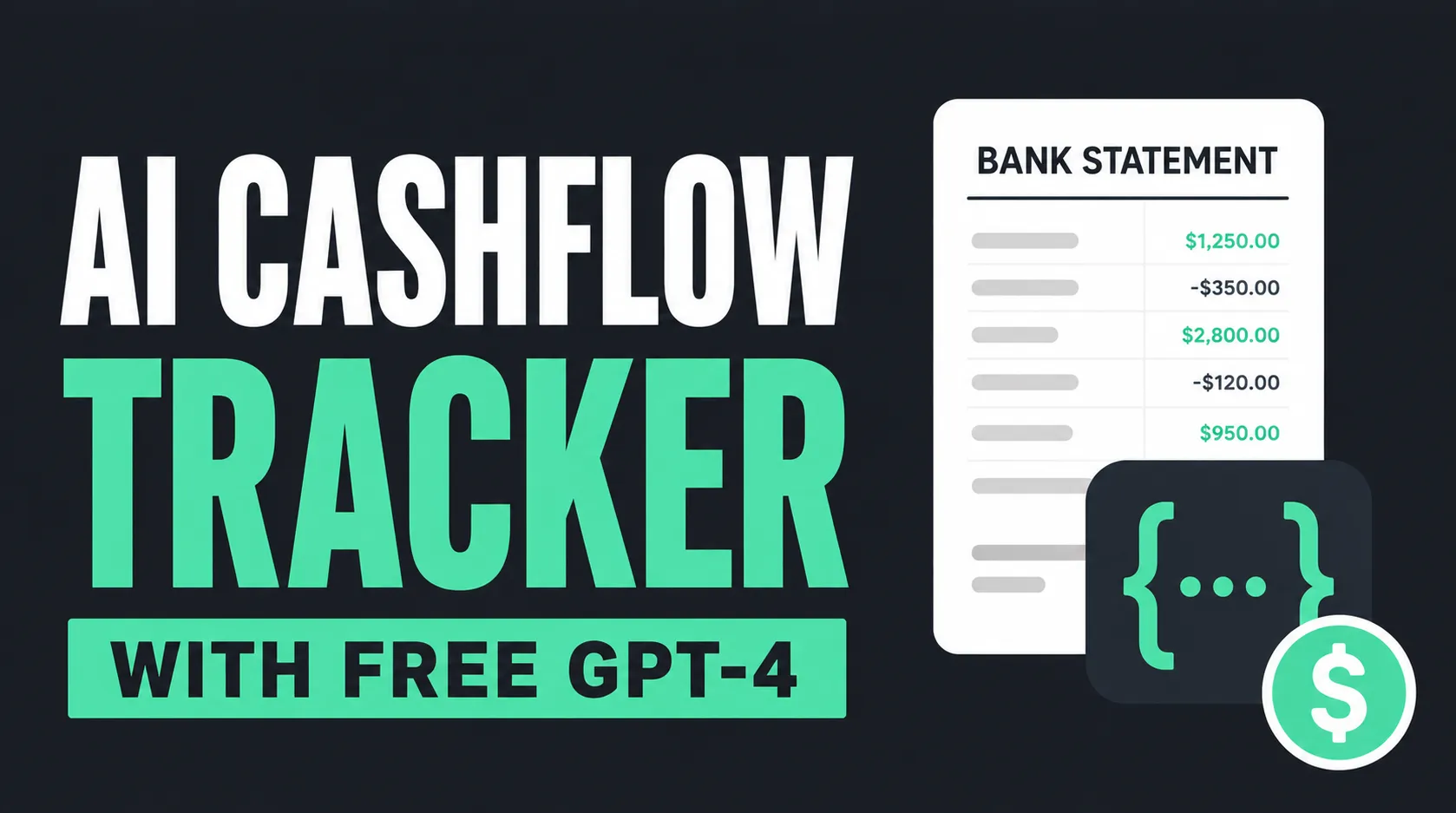 Cashflow tracker with AI