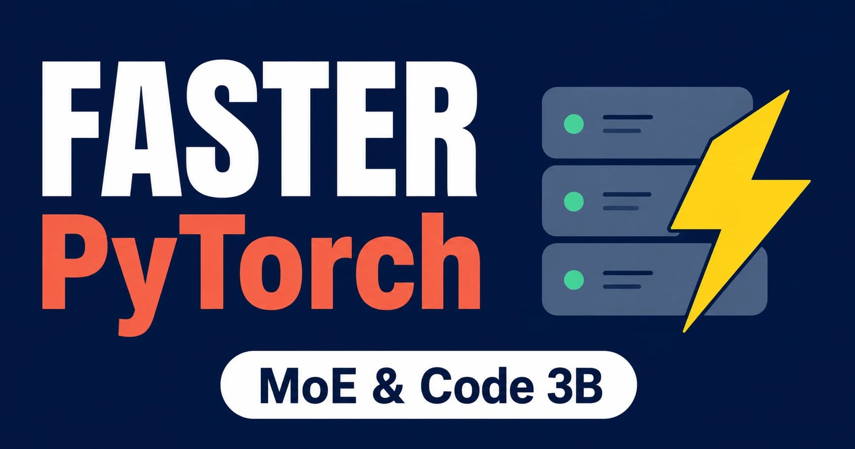 Deep dive: speed up data processing, Code Instruct 3B, Mixture of expert